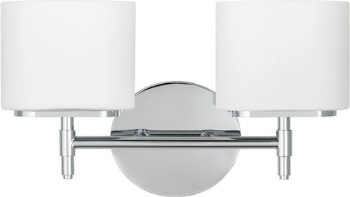 Hudson Valley 8902-PC Trinity Contemporary Polished Chrome Xenon 2-Light Vanity Light