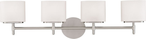 Hudson Valley 8904-SN Trinity Modern Satin Nickel Xenon 4-Light Bathroom Vanity Light