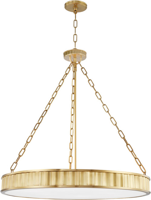 Hudson Valley 903-AGB Middlebury Contemporary Aged Brass Drop Lighting