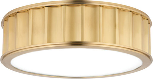 Hudson Valley 911-AGB Middlebury Modern Aged Brass 13" Ceiling Light Fixture