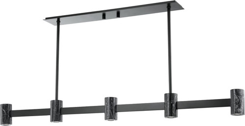 Hudson Valley 9157-BBR Predock Contemporary Black Brass LED Kitchen Island Light Fixture