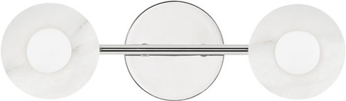 Hudson Valley 9202-PN Elmont Contemporary Polished Nickel 2-Light Vanity Lighting