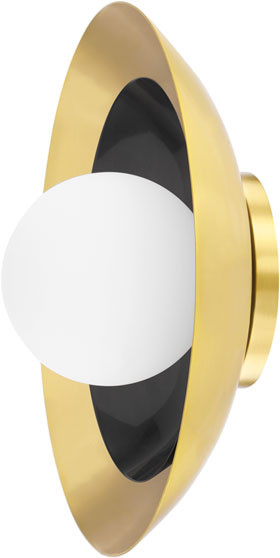 Hudson Valley 9211-AOB Tobia Contemporary Aged Old Bronze LED Wall Light Fixture