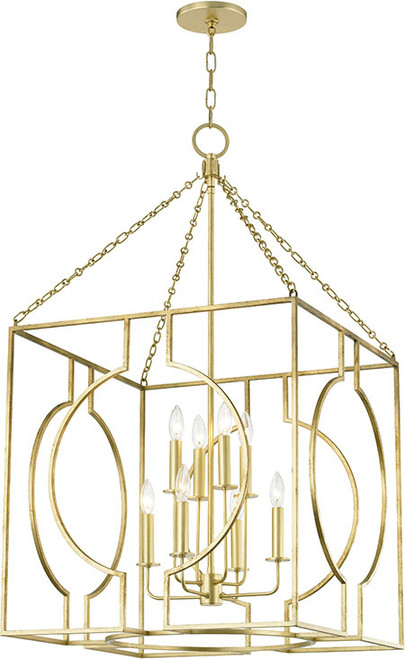 Hudson Valley 9224-GL Octavio Contemporary Gold Leaf 24" Entryway Light Fixture