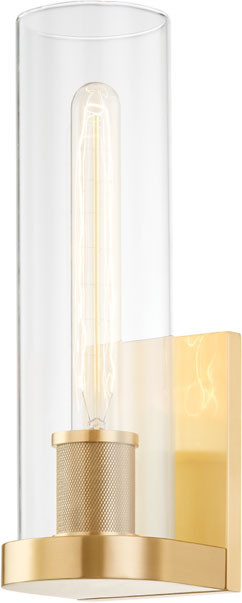 Hudson Valley 9700-AGB Porter Modern Aged Brass Lighting Wall Sconce