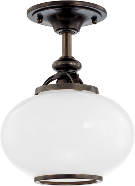 Hudson Valley 9809F-OB Canton Old Bronze 9" Ceiling Light
