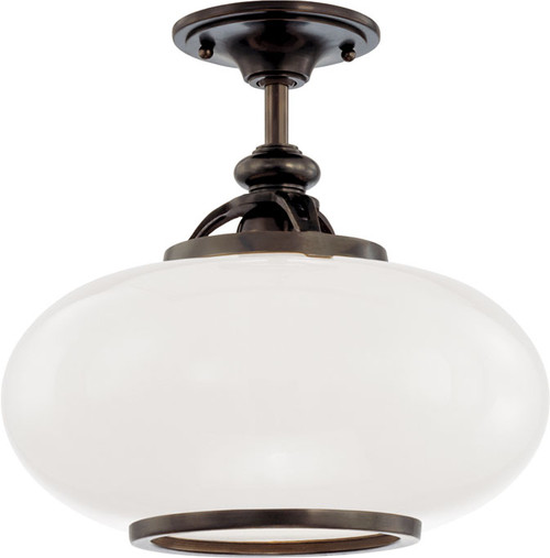 Hudson Valley 9815F-OB Canton Old Bronze 15" Overhead Lighting