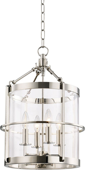 Hudson Valley BKO200-PN Ren Modern Polished Nickel 14" Foyer Light Fixture