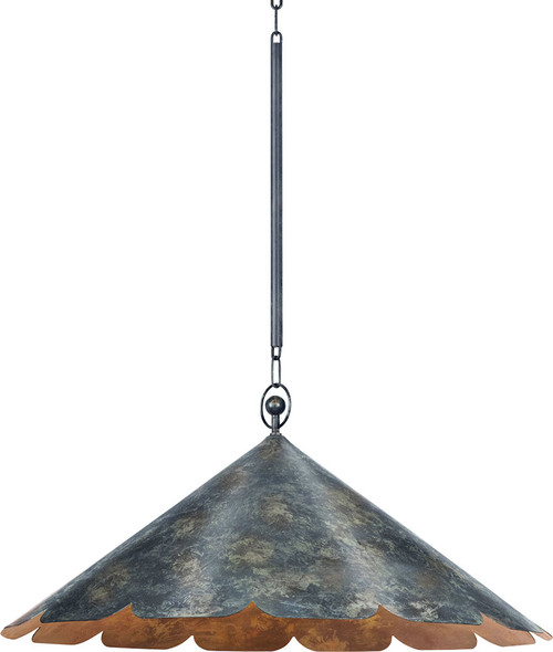 Hudson Valley CB7632-VER Folly Beach Modern Verdigris 32" Pendant Lamp