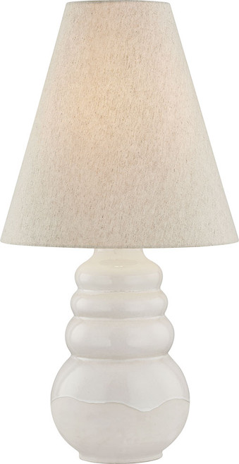 Hudson Valley CBL8230-AGB/CEW Tybee Contemporary Aged Brass / Ceramic Elemental White Table Lighting