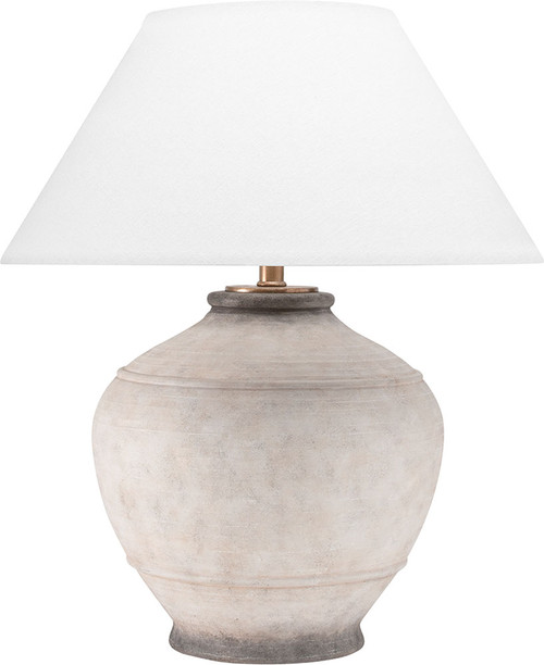 Hudson Valley L1373-ASH Malta Ash Lighting Table Lamp