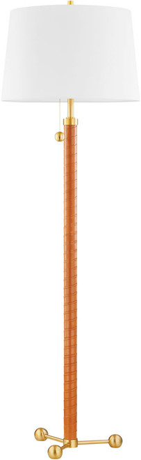 Hudson Valley L6170-AGB Noho Contemporary Aged Brass Lighting Floor Lamp