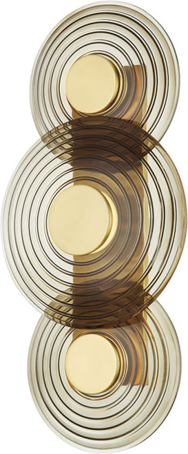 Hudson Valley PI1892103-AGB Griston Modern Aged Brass LED Wall Sconce Lighting