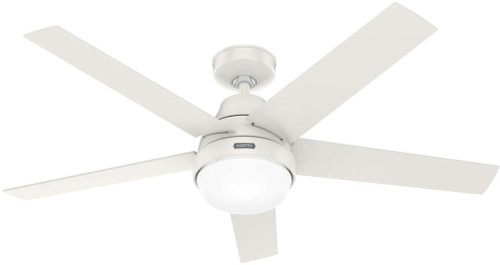 Hunter 51336 Aerodyne Fresh White LED 52" Ceiling Fan