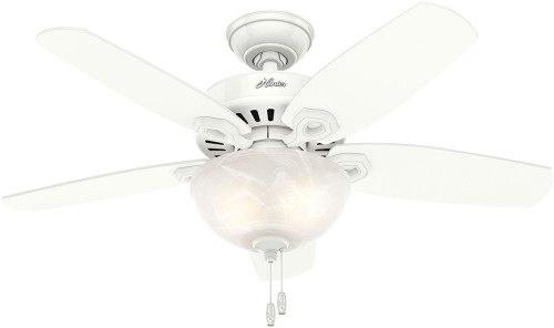 Hunter 52217 Builder Snow White LED 42" Home Ceiling Fan