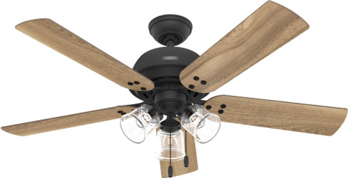 Hunter 52381 Shady Grove Matte Black LED 52" Home Ceiling Fan