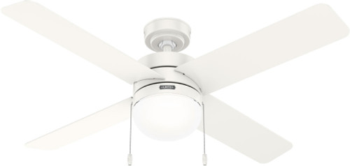 Hunter 52421 Timpani Fresh White LED Home Ceiling Fan