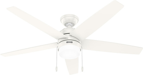 Hunter 52493 Bardot Contemporary Fresh White LED 52" Ceiling Fan