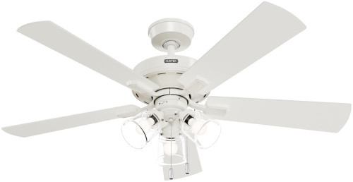 Hunter 52535 Crestfield Hunter Express Fresh White LED Home Ceiling Fan