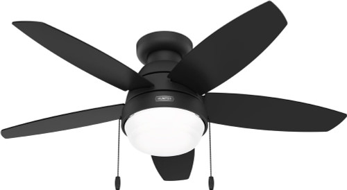 Hunter 52613 Lilliana Matte Black LED Home Ceiling Fan