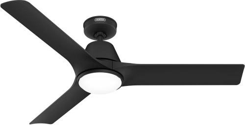 Hunter 52927 Aeronaut Modern Matte Black 52" Ceiling Fan