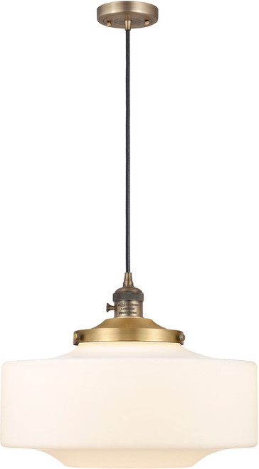 Innovations 201CSW-G691-16 Franklin Restoration Bridgeton Contemporary LED 16" Drum Hanging Light Fixture