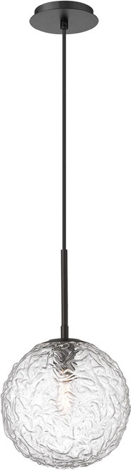 Innovations 321-1P-BK-G320-10CL-BK Barrington Modern Matte Black LED Mini Ceiling Light Pendant