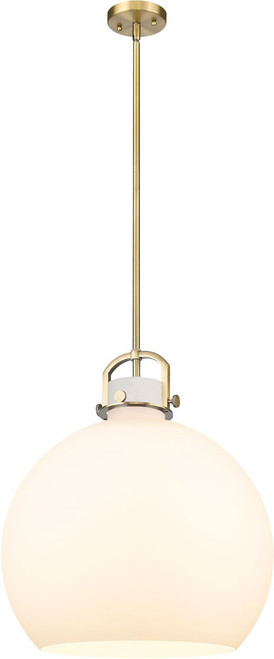 Innovations 410-1SL-G410-18WH Newton Sphere Contemporary 18" Hanging Lamp