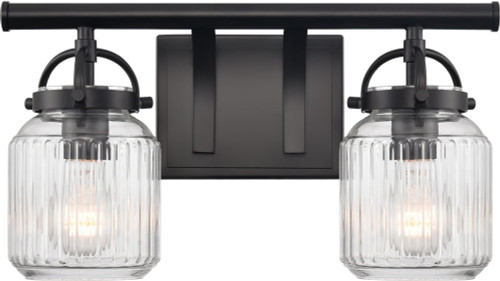 Innovations 416-2W-G416-8CL Latreille Modern 2-Light Bathroom Wall Light Fixture