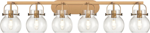 Innovations 423-6W-G410-6CL Pilaster II Sphere Contemporary LED 6-Light Bath Lighting