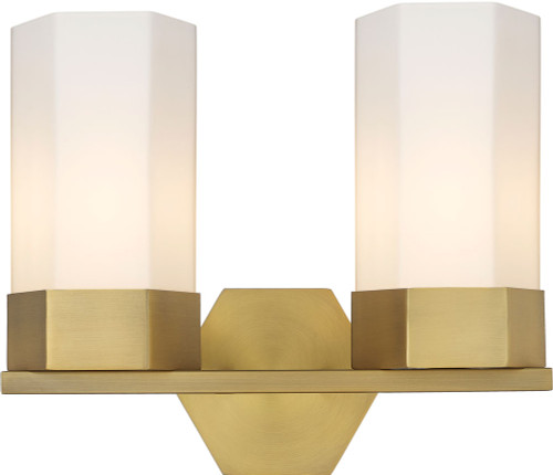 Innovations 427-2W-G427-9WH Claverack Modern LED 2-Light Vanity Lighting