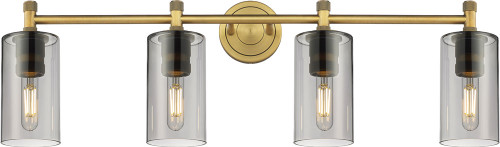 Innovations 434-4W-G434-7SM Crown Point Contemporary LED 4-Light Bathroom Vanity Lighting