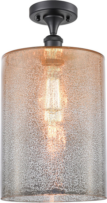 Innovations 516-1C-BK-G116-L Ballston Cobbleskill Matte Black LED Ceiling Light