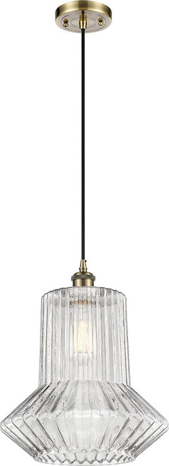 Innovations 516-1P-AB-G212 Ballston Springwater Contemporary Antique Brass Pendant Lighting