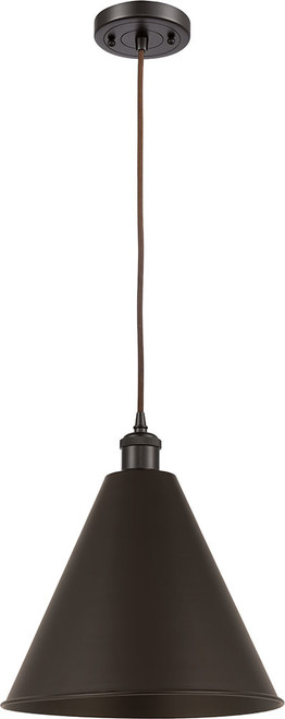 Innovations 516-1P-OB-MBC-16-OB Ballston Cone Oil Rubbed Bronze LED Pendant Lighting