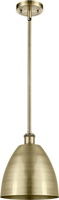 Innovations 516-1S-AB-MBD-9-AB Ballston Dome Antique Brass LED Mini Pendant Lighting