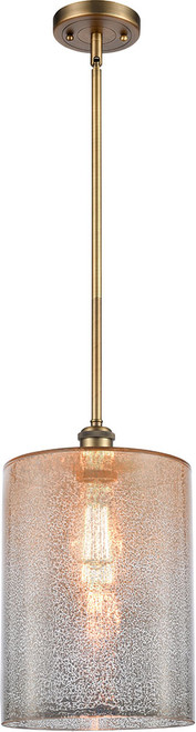 Innovations 516-1S-BB-G116-L Ballston Cobbleskill Brushed Brass LED Mini Drop Ceiling Light Fixture