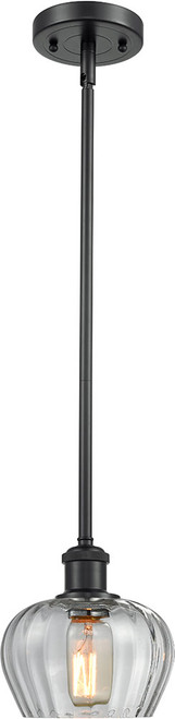 Innovations 516-1S-BK-G92 Ballston Fenton Matte Black LED Mini Lighting Pendant