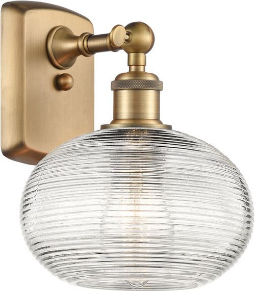 Innovations 516-1W-G555-8CL Ballston Ithaca Modern LED 8" Wall Sconce Light