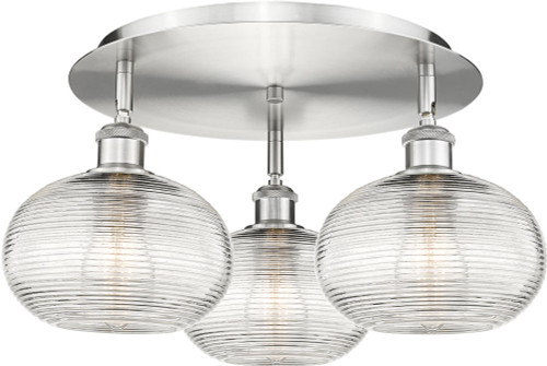 Innovations 516-3C-G555-8 Downtown Urban Ithaca Contemporary LED Ceiling Light Fixture