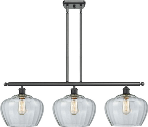 Innovations 516-3I-BK-G92-L Ballston Fenton Matte Black LED Island Lighting