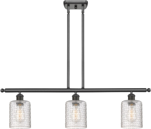 Innovations 516-3I-G112C-5CL Ballston Cobbleskill Contemporary LED Island Light Fixture