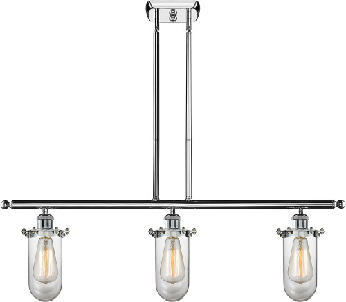 Innovations 516-3I-PC-232-CL Austere Kingsbury Polished Chrome LED Island Light Fixture