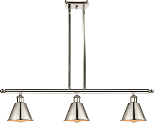 Innovations 516-3I-PN-M8 Ballston Smithfield Polished Nickel LED Island Light Fixture