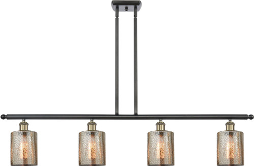 Innovations 516-4I-BAB-G116 Ballston Cobbleskill Black Antique Brass LED Kitchen Island Lighting
