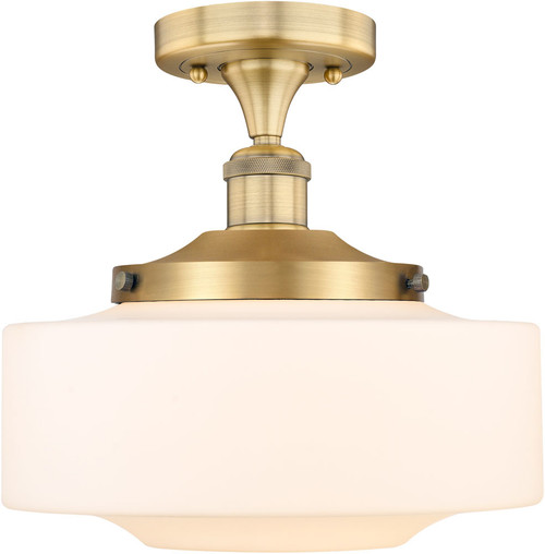 Innovations 616-1F-G691-12 Franklin Restoration Bridgeton Contemporary LED 12" Flush Ceiling Light Fixture