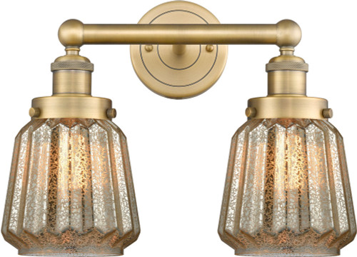 Innovations 616-2W-G146 Edison Chatham 2-Light Bathroom Vanity Light Fixture