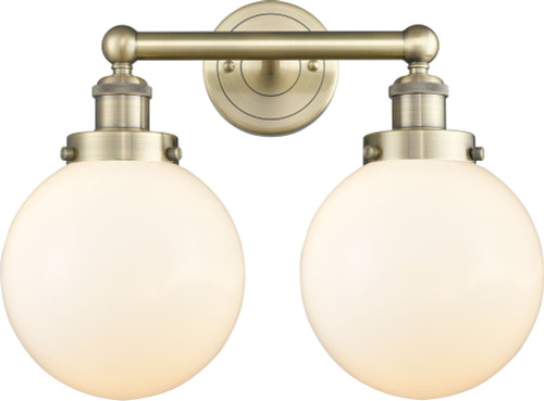 Innovations 616-2W-G201-8 Edison Beacon 2-Light Bathroom Wall Light Fixture