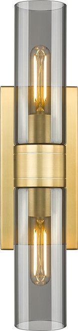 Innovations 617-2W-G617-8SM Downtown Urban Boreas Modern LED 18" Wall Mounted Lamp