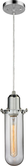 Innovations 900-1P-PC-CE228-PC-CL Austere Centri Brushed Brass LED Mini Pendant Hanging Light